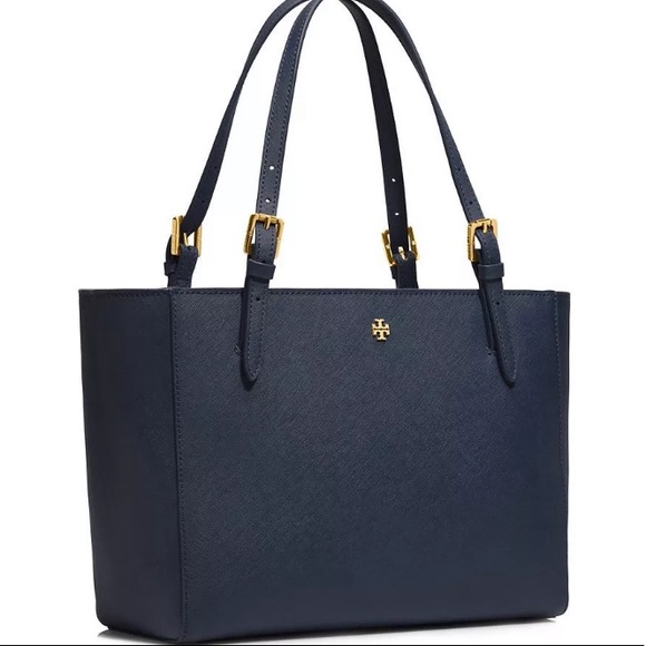 Tory Burch Handbags - Tory Burch Emerson place Buckle Tote Royal Navy